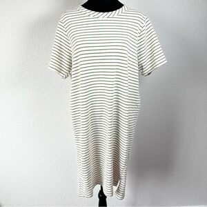 Buffalo David Bitton Striped Knit T-Shirt‎ Dress Size Large